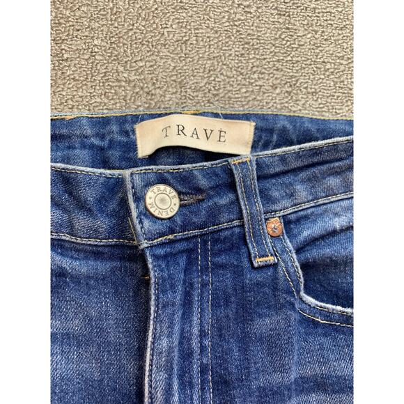TRAVE Jeans Colette Kick Flare Mid Rise Size 26 - Picture 5 of 12